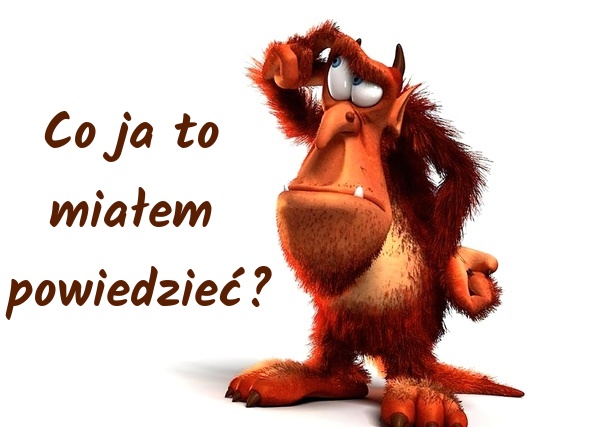 Co ja to miałem powiedzieć