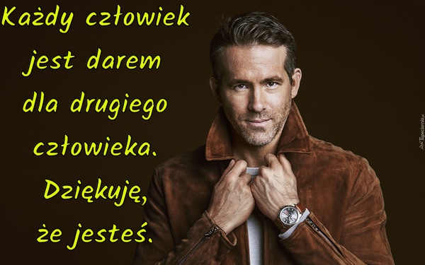 Każdy człowiek jest darem dla drugiego człowieka. Dziękuję, że jesteś