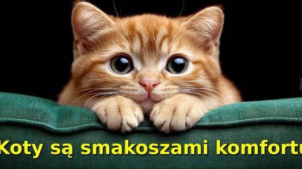 Koty są smakoszami komfortu
