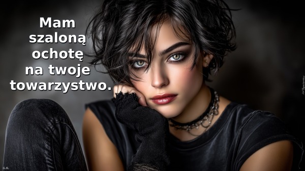 Mam szaloną ochotę na twoje towarzystwo