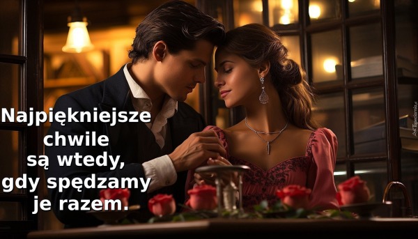 Najpiękniejsze chwile są wtedy, gdy spędzamy je razem