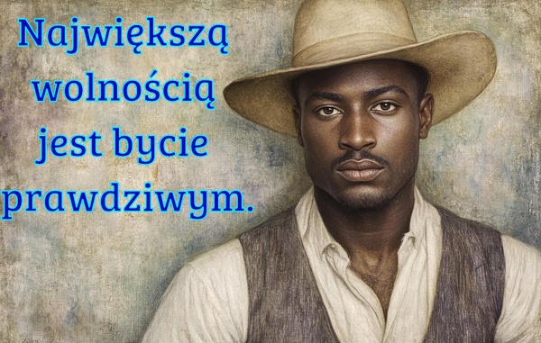 Największą wolnością jest bycie prawdziwym