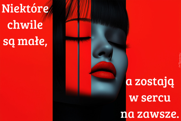 Niektóre  chwile  są małe,  a zostają  w sercu  na zawsze