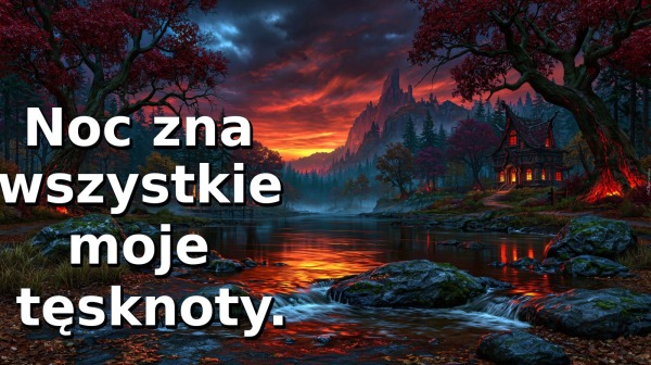 Noc zna wszystkie moje tęsknoty