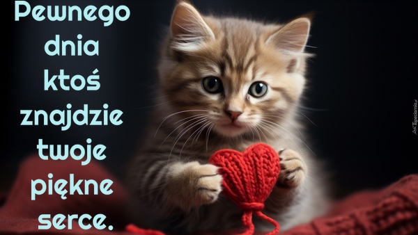 Pewnego dnia ktoś znajdzie twoje piękne serce