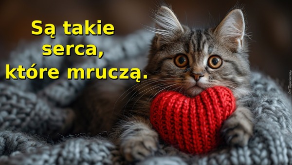 Są takie serca, które mruczą