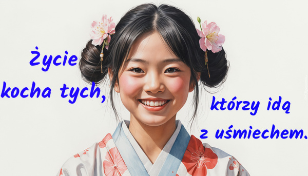 Życie kocha tych, którzy idą z uśmiechem