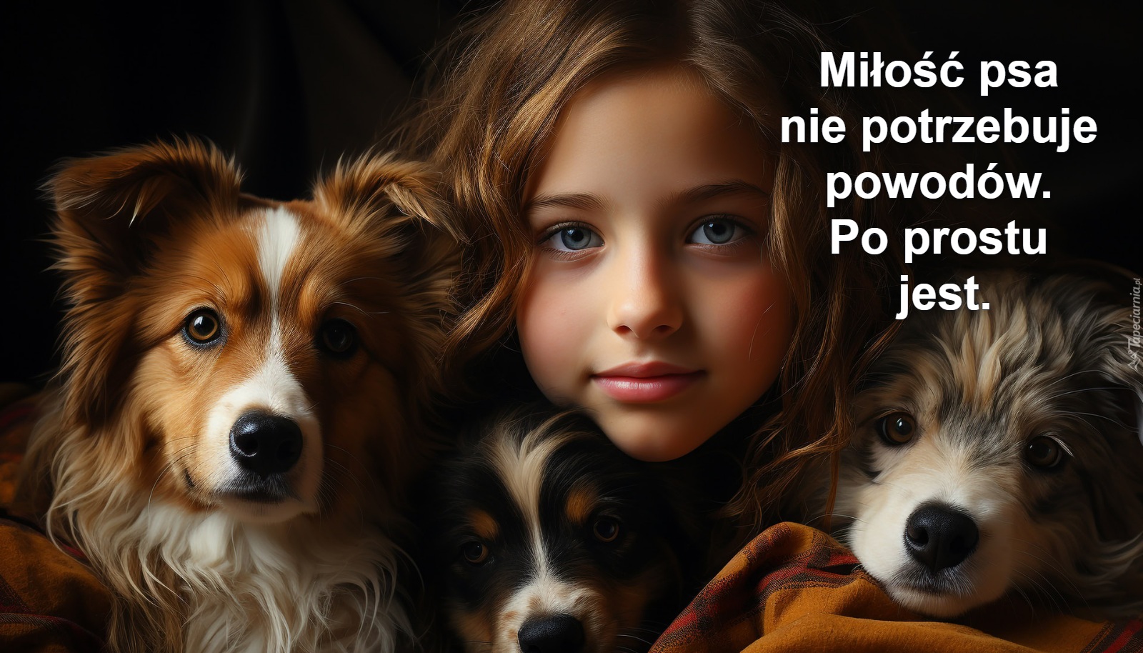 Miłość psa 
nie potrzebuje 
powodów. 
Po prostu 
jest.