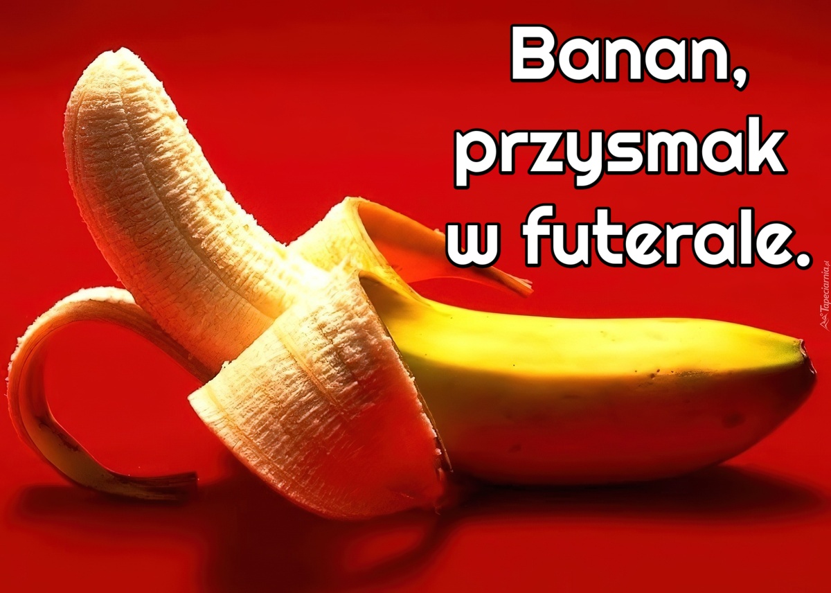 Banan, przysmak w futerale