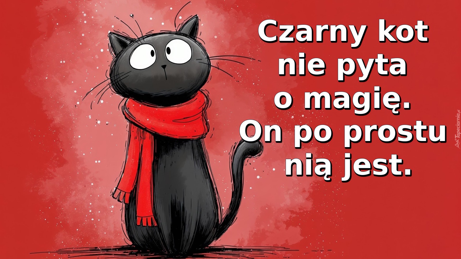 Czarny kot nie pyta o magię. On po prostu nią jest