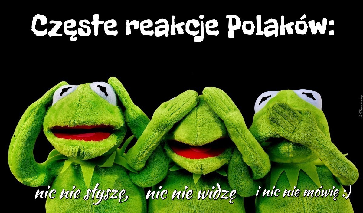 Częste reakcje Polaków: nic nie słyszę...