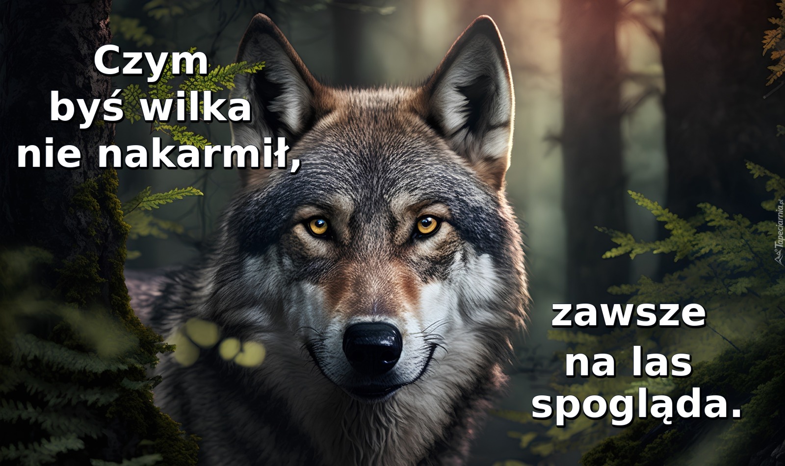 Czym byś wilka nie nakarmił, / zawsze na las spogląda