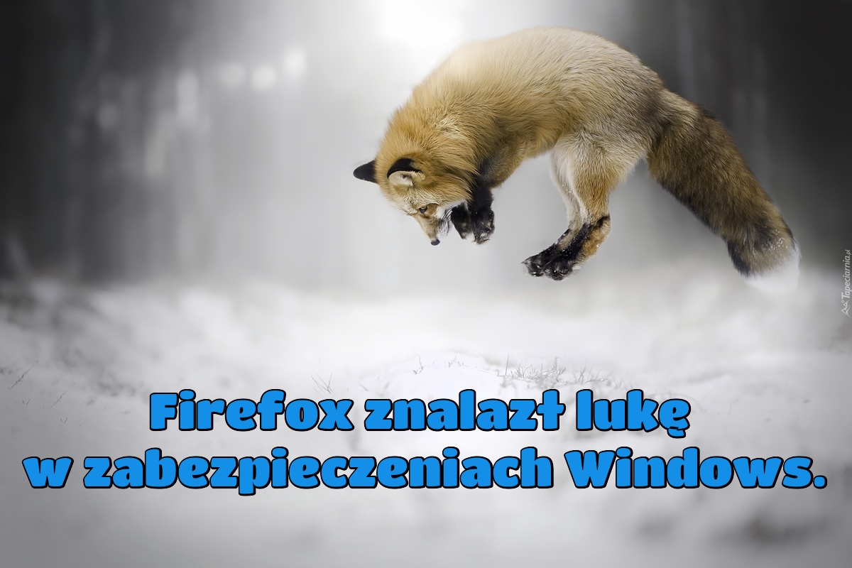 Firefox znalazł lukę w zabezpieczeniach Windows