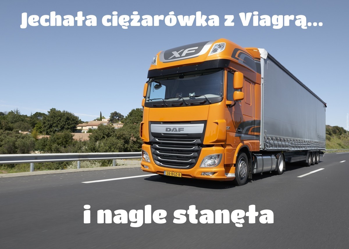 Jechała ciężarówka z Viagrą