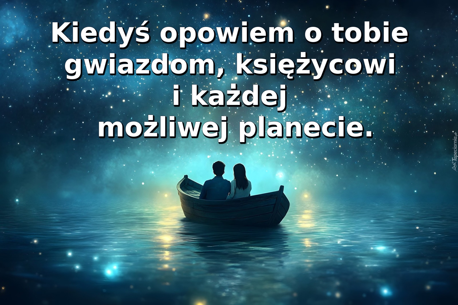 Kiedyś opowiem o tobie gwiazdom, księżycowi i każdej możliwej planecie