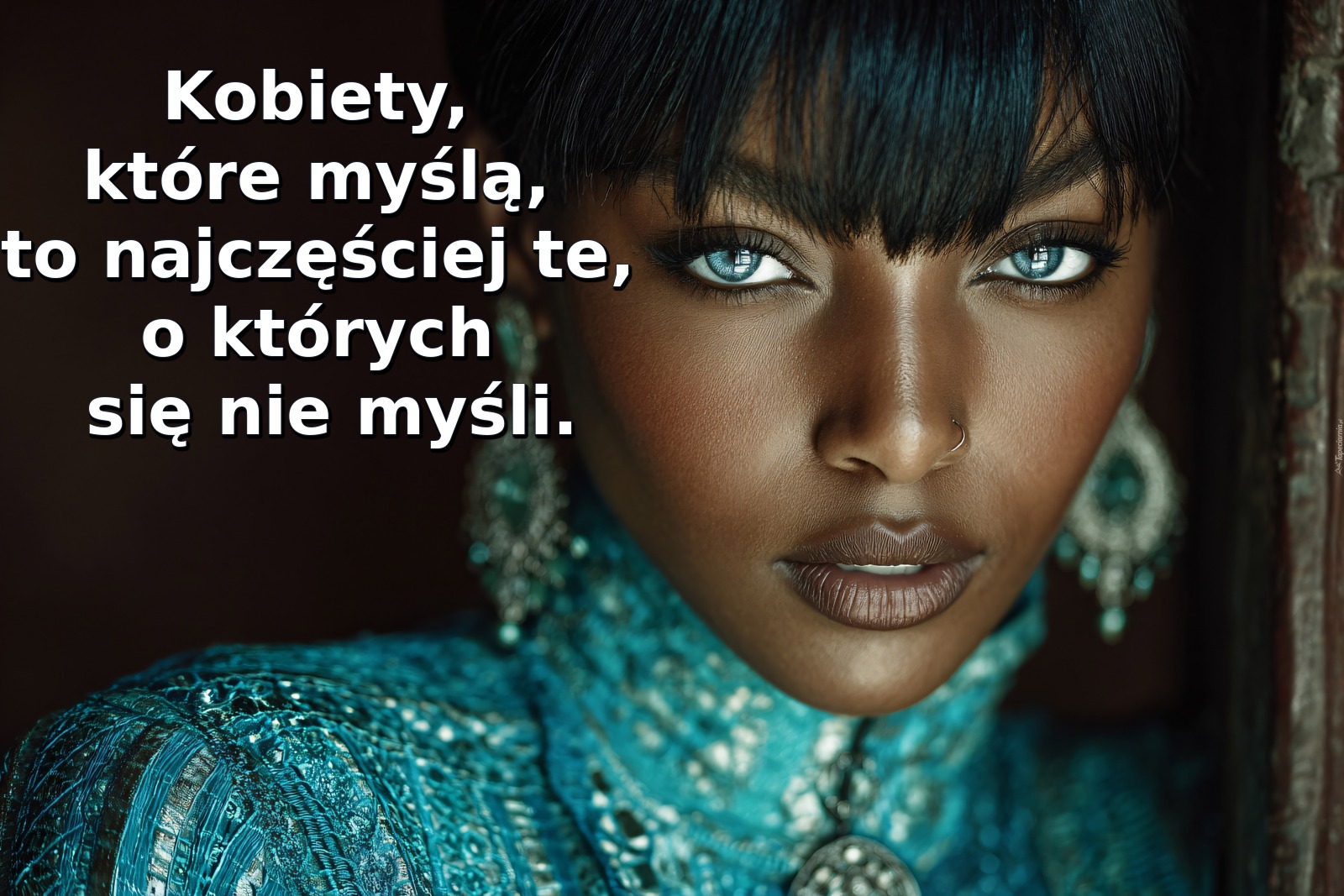 Kobiety, które myślą, to najczęściej te, o których się nie myśli