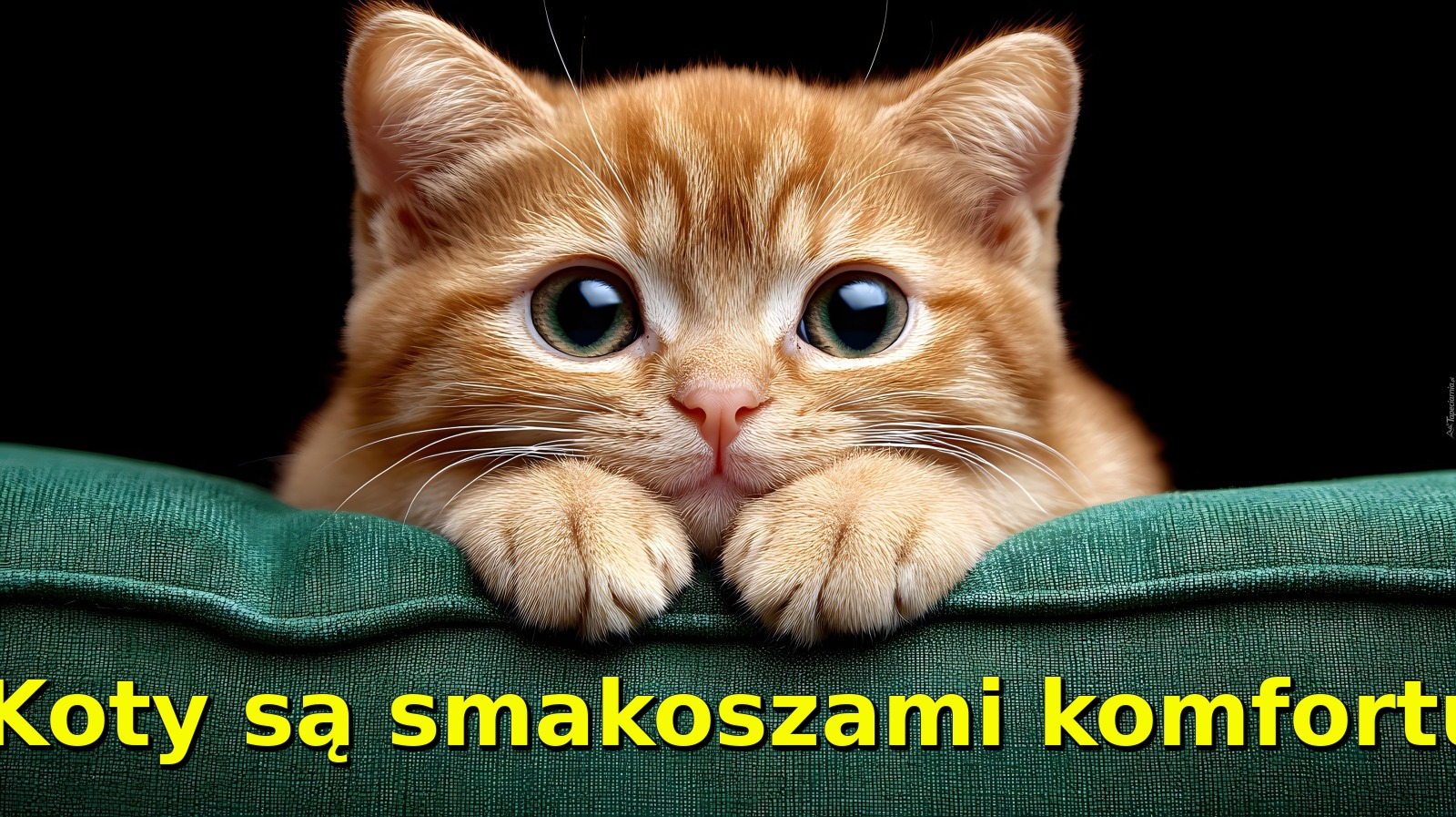 Koty są smakoszami komfortu