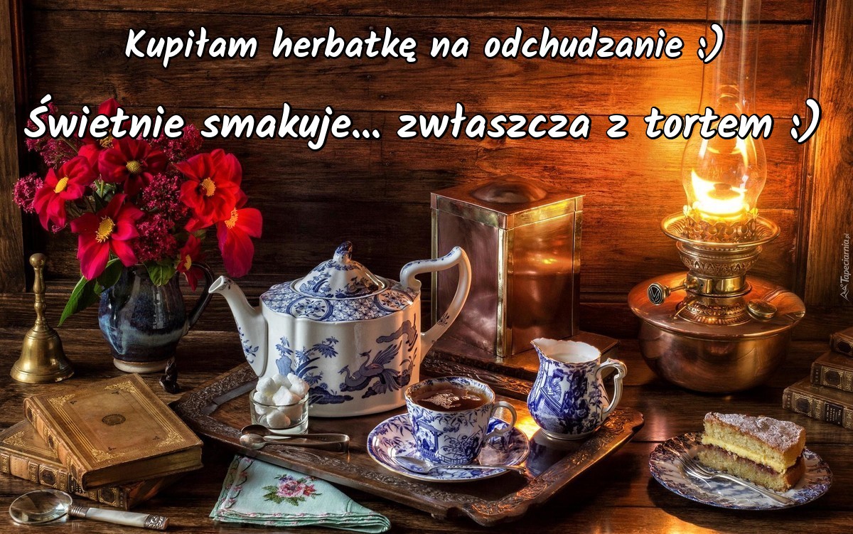 Kupiłam herbatkę na odchudzanie :) 
