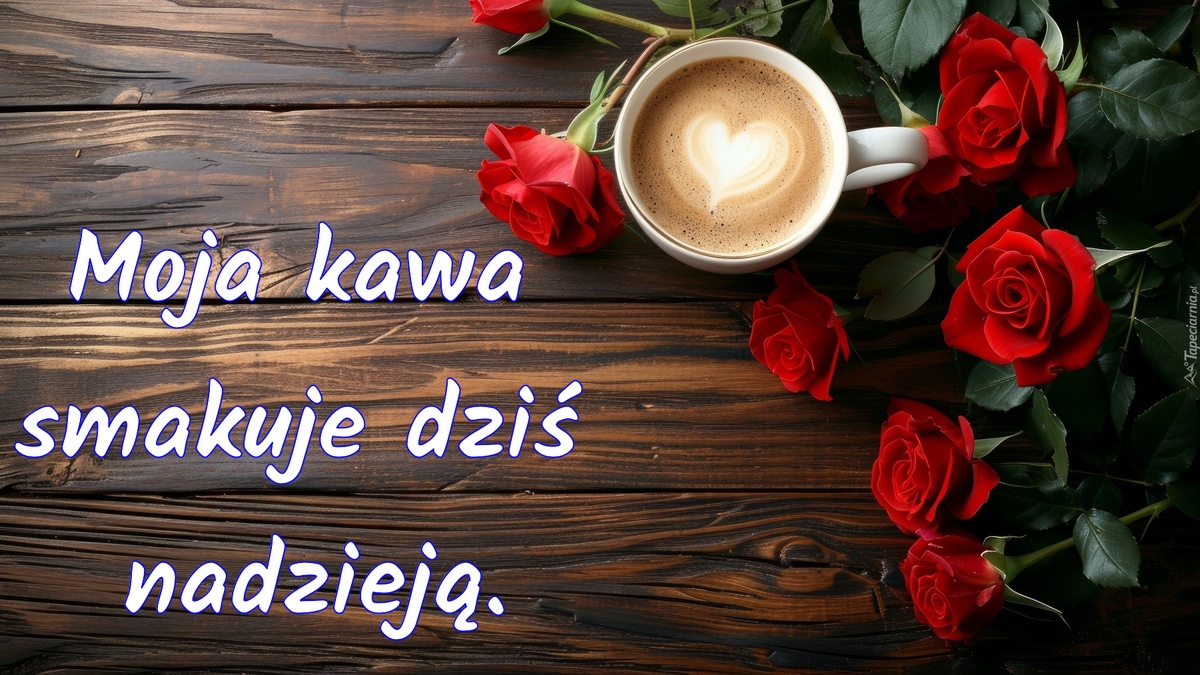 Moja kawa smakuje dziś nadzieją