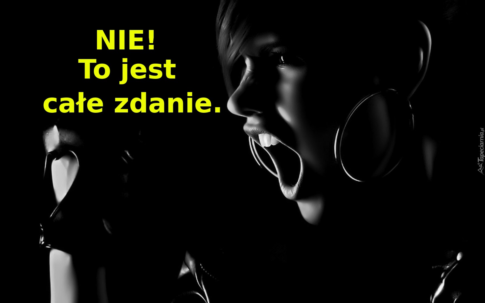 NIE! To jest całe zdanie