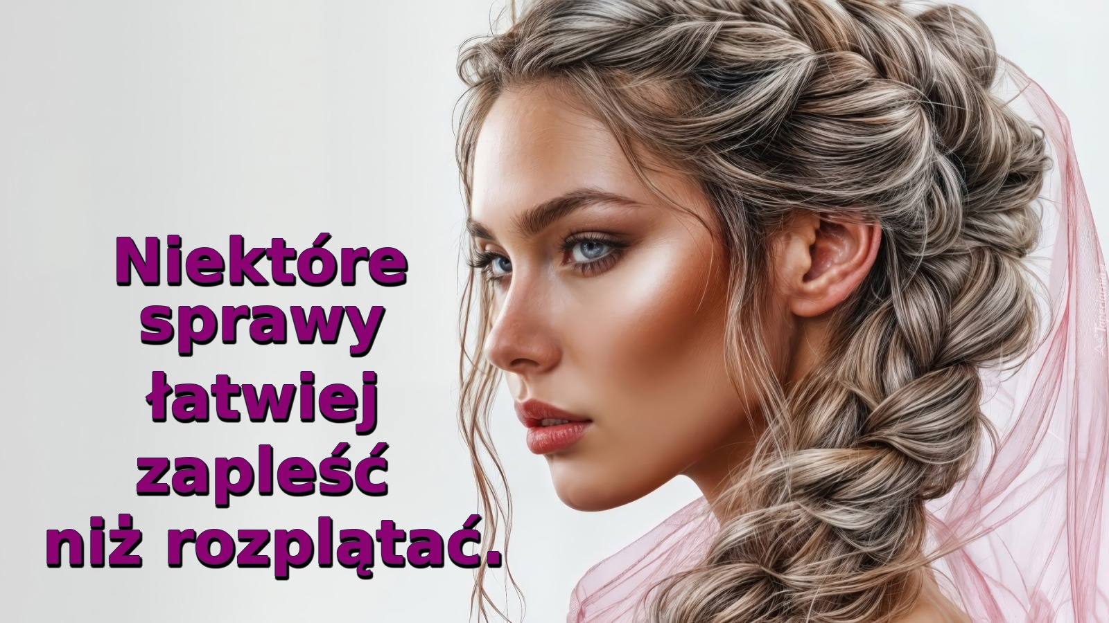 Niektóre sprawy łatwiej zapleść niż rozplątać