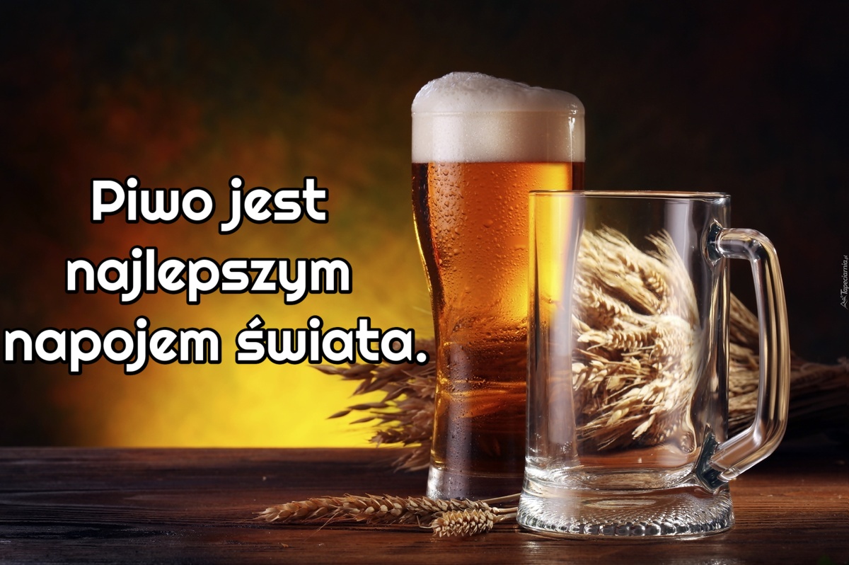 Piwo jest najlepszym napojem świata