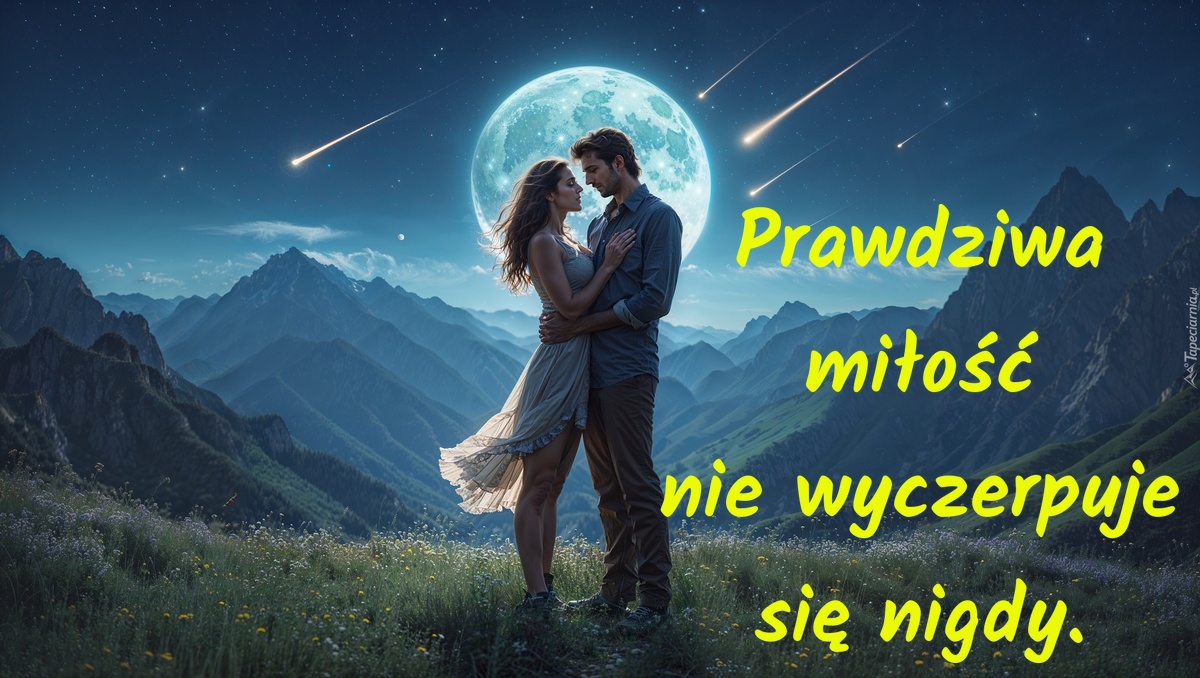 Prawdziwa miłość nie wyczerpuje się nigdy