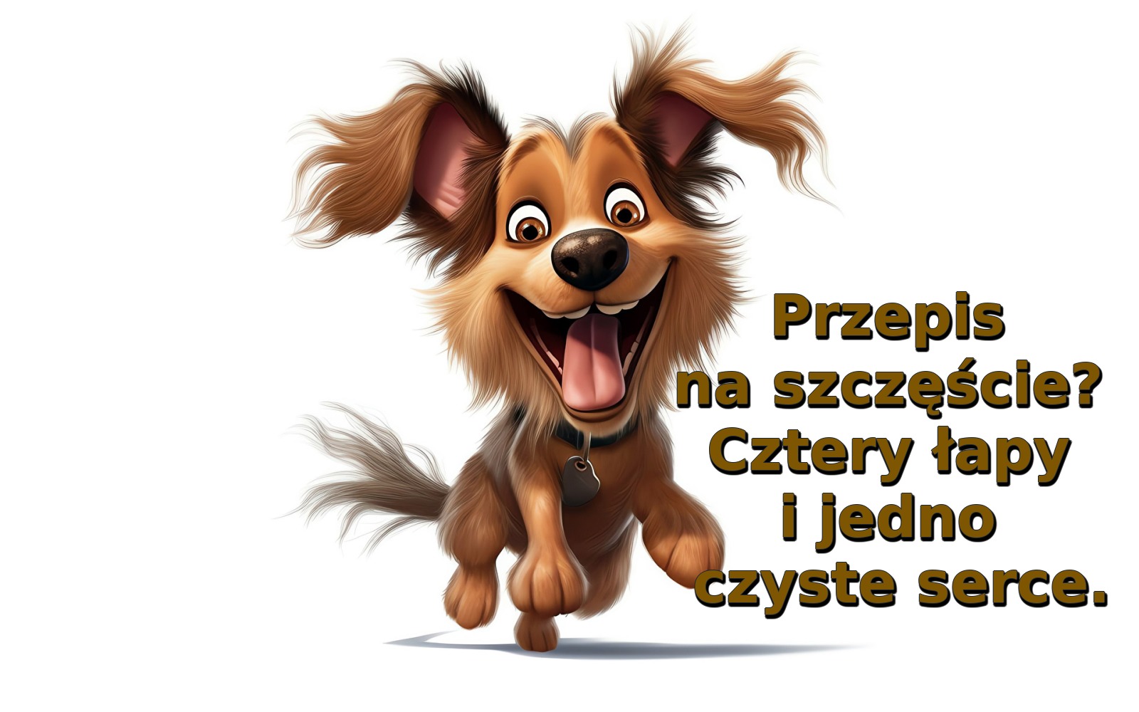 Przepis na szczęście? Cztery łapy i jedno czyste serce