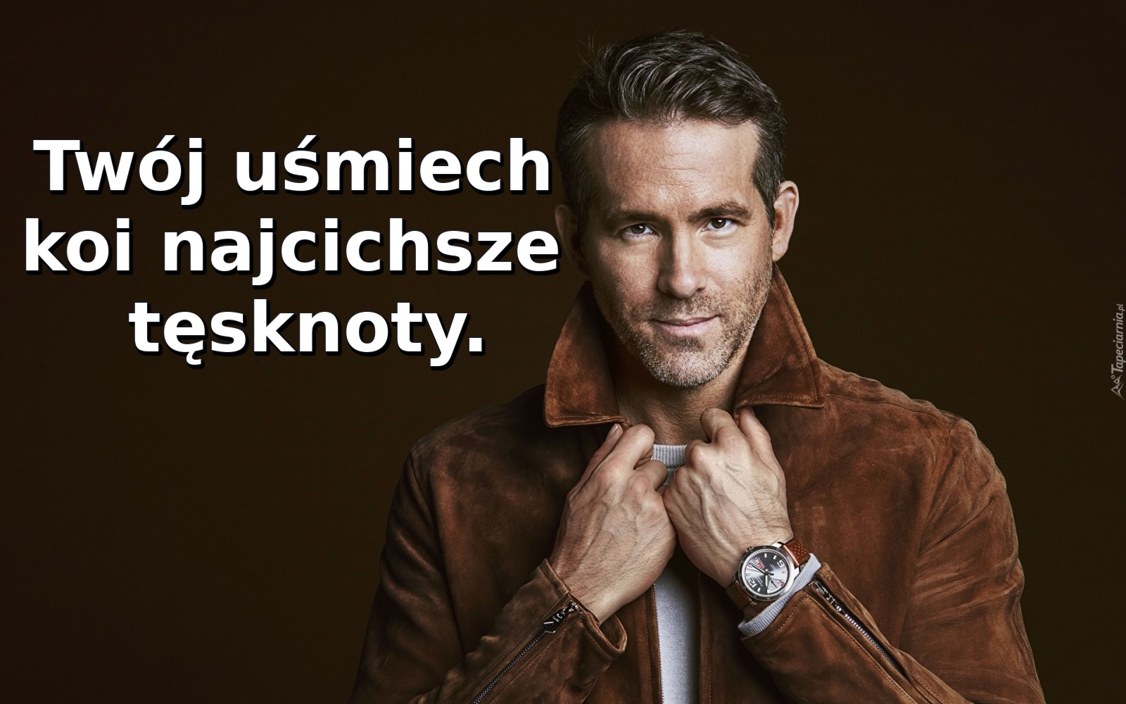 Twój uśmiech koi najcichsze tęsknoty