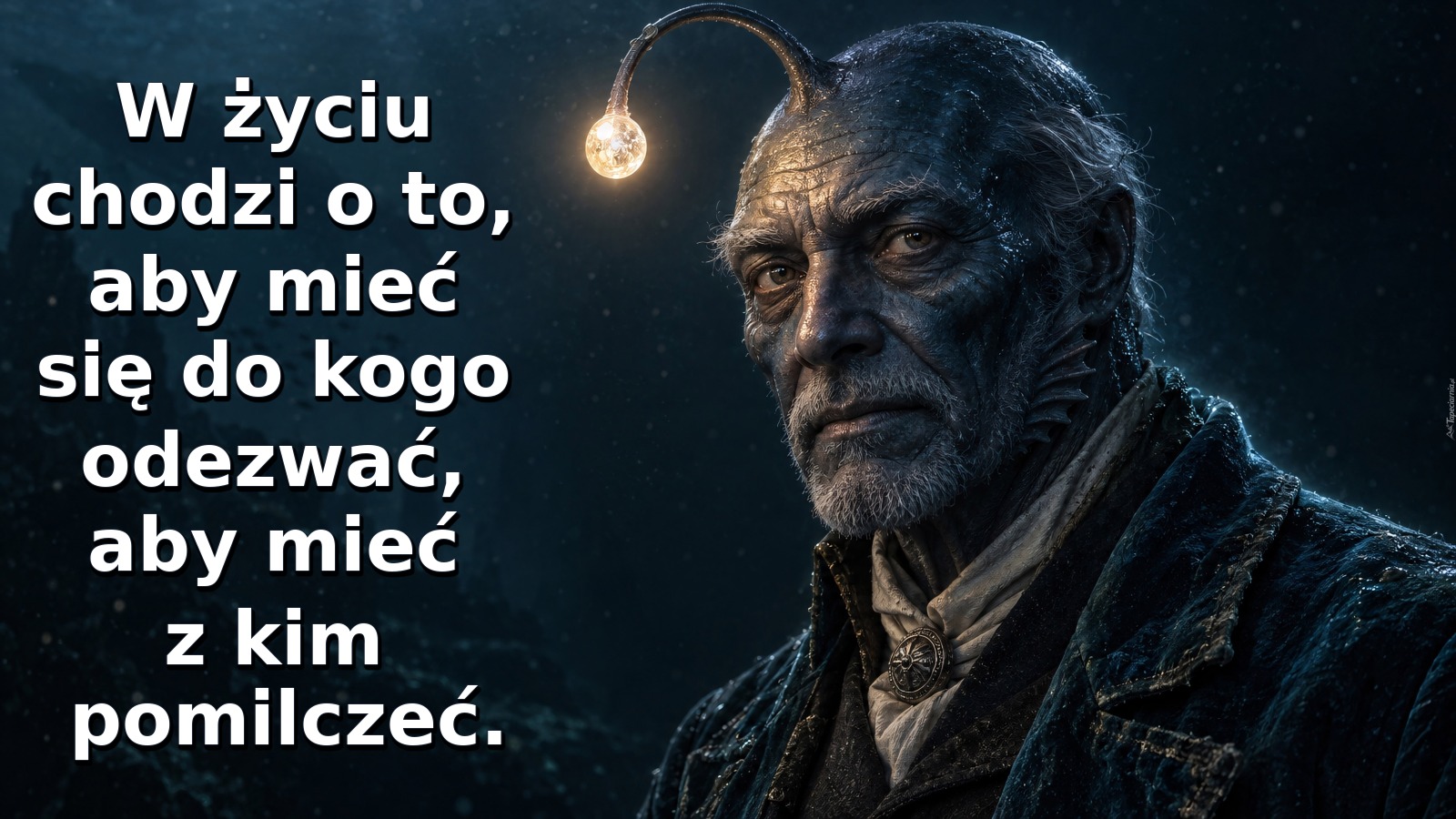 W życiu chodzi o to, aby mieć się do kogo odezwać, aby mieć z kim pomilczeć