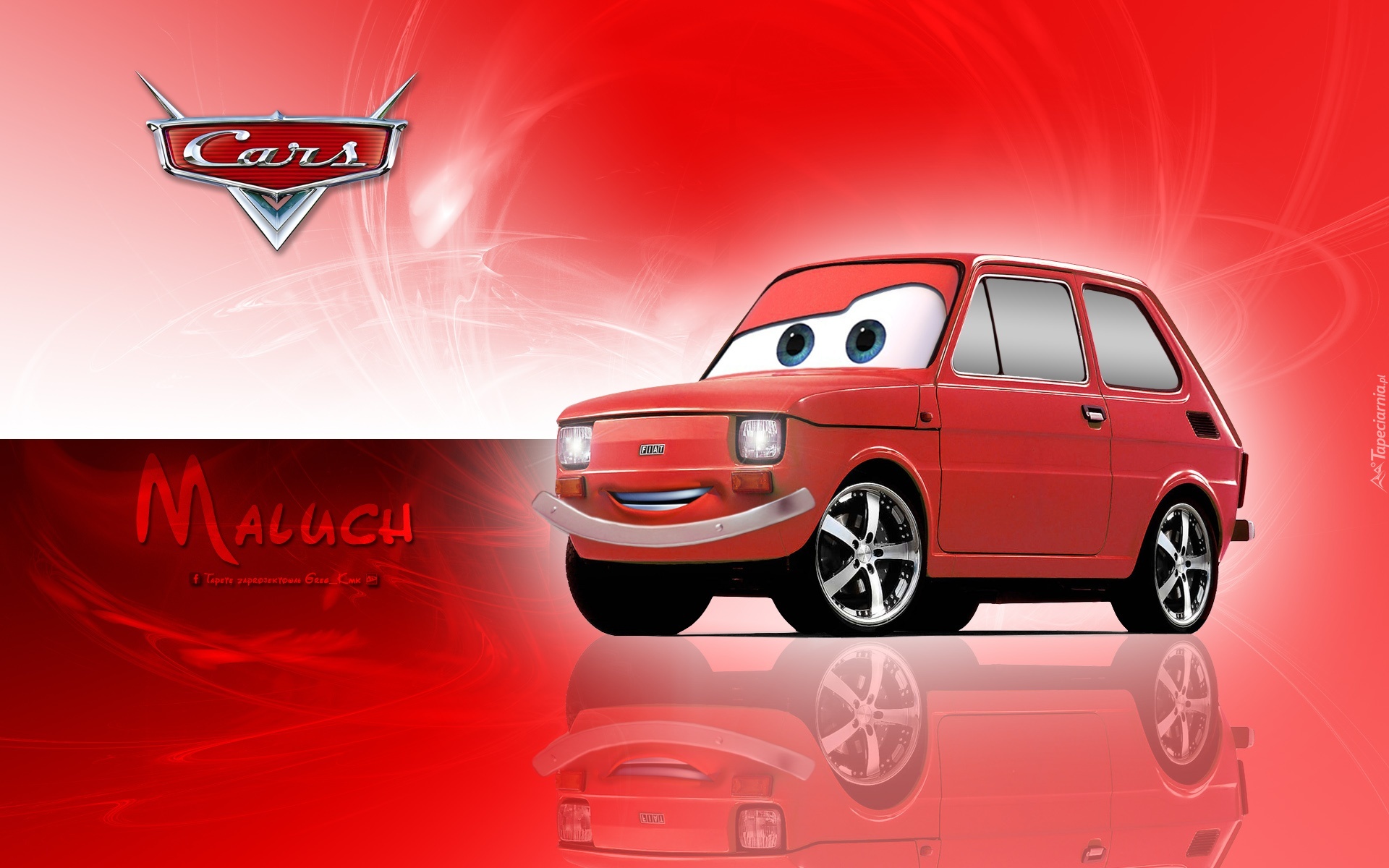 Auta, Fiat 126p, Maluch, Disney, Film animowany, Cars