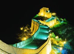 Latarnie, Wielki Mur Chiński, Noc